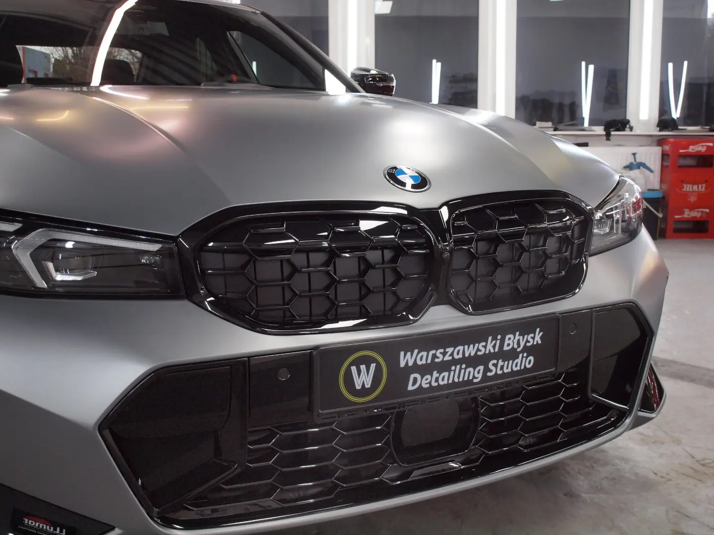 bmw m340i w trakcie zabezpieczania lakieru - przód